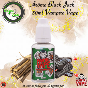 Arôme Black Jack Vampire Vape 30ml