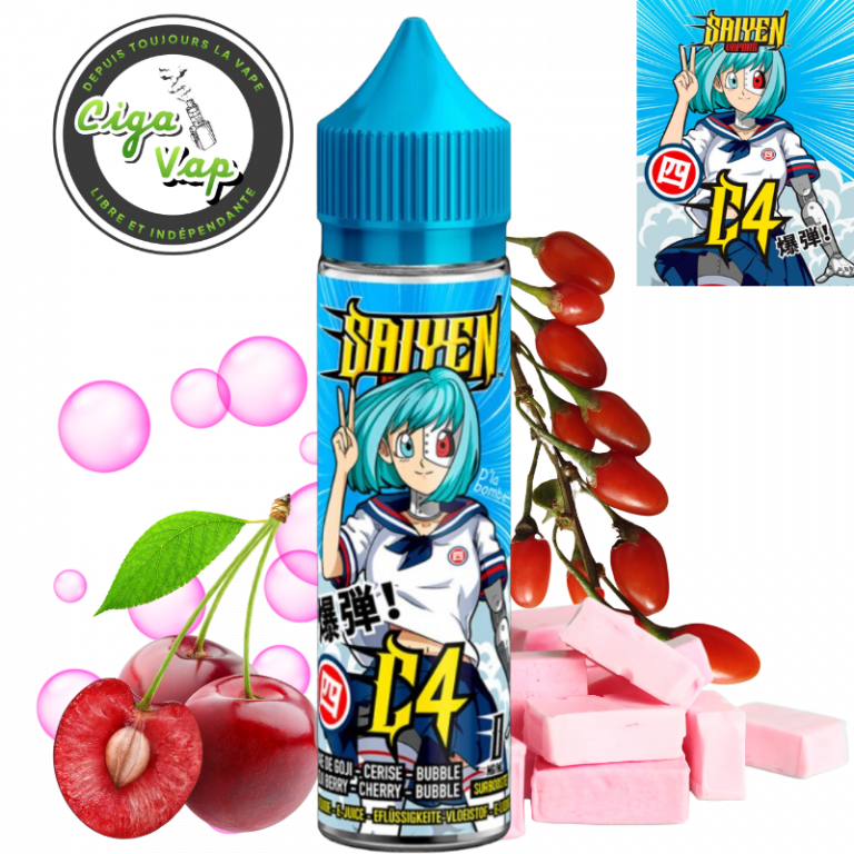C4 00mg 50ml Saiyen Vapors - Swoke view 19