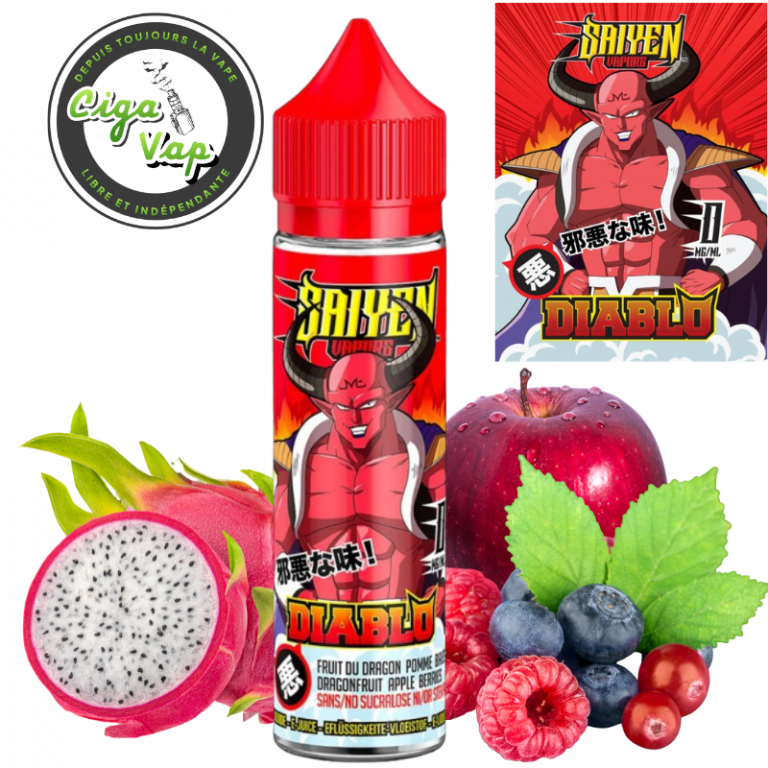 Diablo 00mg 50ml Saiyen Vapors - Swoke view 20