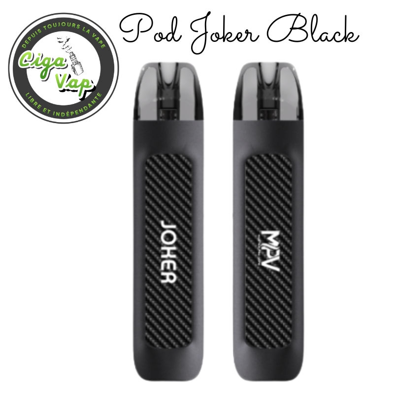 pod joker de couleur BLACK 1000mah de MPV marque vendu par Ciga'Vap