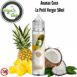 E-liquide Ananas Coco 50ml Petit Verger