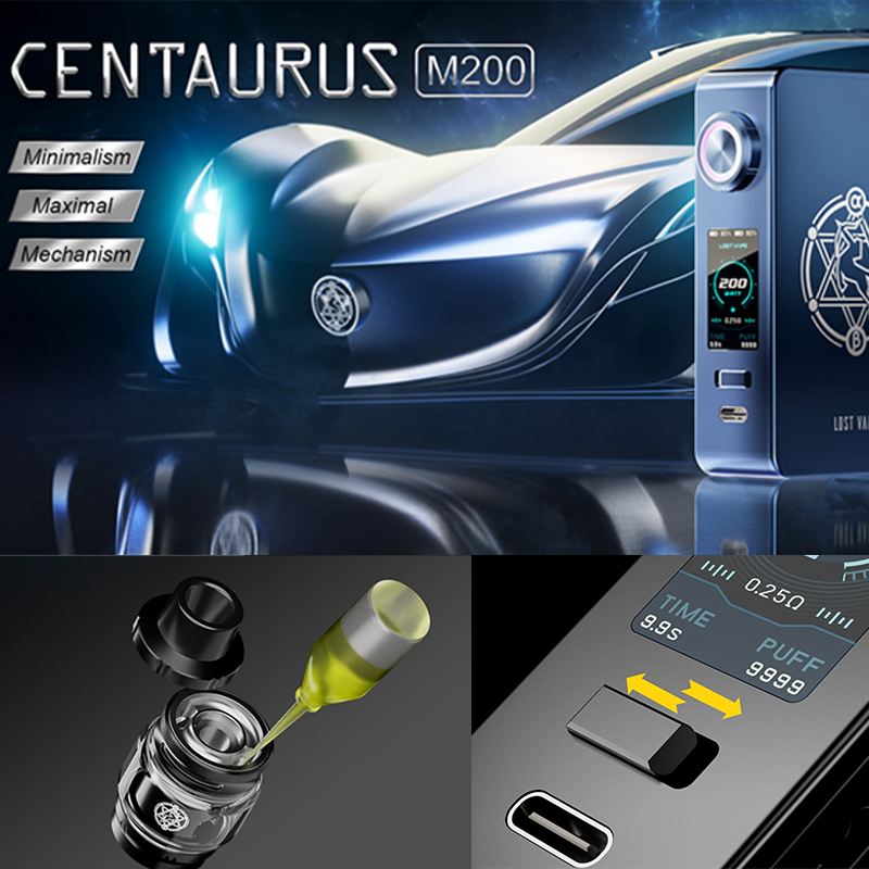 Info Kit Centaurus M200. De LostVape, marque vendue par Ciga'Vap
