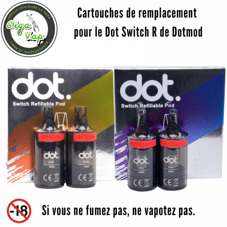 Cartouche Dot Switch R (x2) Dotmod view 23
