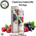 E-liquide Cassis Framboise 50ml Petit Verger