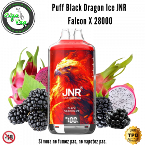 Puff Black Dragon Ice Falcon X 28000 JNR