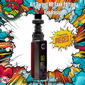 Kit Target 80 Tank édition Sunset Red de Vaporesso