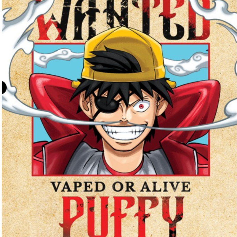 E-liquide Puffy gamme Wanted de la marque Swoke. Fruit du Démon(fruit du dragon), baies de goji. Marque vendue par ciga vap.
