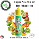 E-liquide Pêche Poire Kiwi 50ml Fruities Bobble. Marque vendu par Ciga'Vap