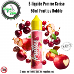 E-liquide Pomme Cerise 50ml Fruities Bobble. Marque vendu par Ciga'Vap