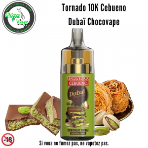 Puff  Dubaï Chocovape 10K Cebueno