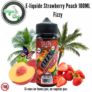 E-liquide Fizzy Strawberry Peach 100ml Mohawk & Co