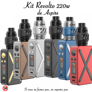 Kit Revolto d&rsquo;Aspire 220w 6ml