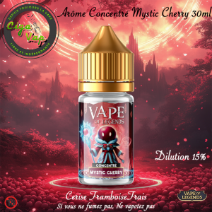 Arôme concentré Mystic Cherry de Vape of Legends 30ml
