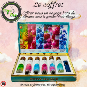 Coffret Collection Petit Nuage – 6 E‑liquides Fruités & Frais 50ml – Édition Premium Levest