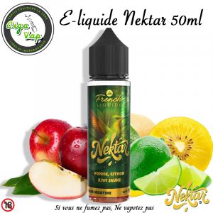 E-liquide Pomme Citron Kiwi Nektar 50ml de Le French’Liquide