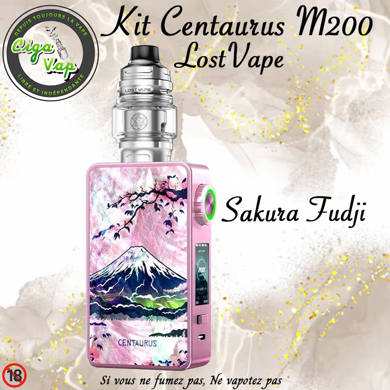 Kit centaurus M200 Sakura Fudji. De LostVape, marque vendue par Ciga'Vap