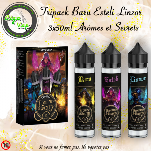Tripack Linzor Esteli Baru Arômes et Secrets 150ml (3x50ml)