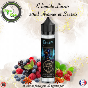 E-liquide Linzor 50ml Arômes et Secrets