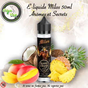 E-liquide Milos 50ml Arômes et Secrets