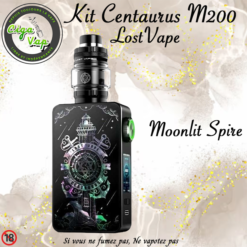 kit centaurus M200 Moonlit Spire. De LostVape, marque vendue par Ciga'Vap