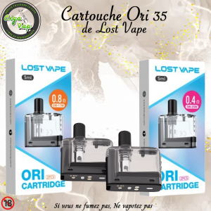 Cartouches Ori 35  Lost Vape (X2)
