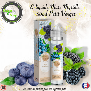 E-liquide Mûre Myrtille 50ml Petit Verger