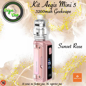 Kit Aegis Mini 5 Geekvape Batterie intégrée 3200mah