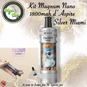 Chicha Magnum Nano d&rsquo;Aspire 1800mAh