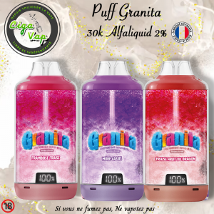 Puff Granita 30K Rechargeable Alfaliquid