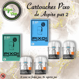 Cartouches Pixo series Aspire (X2)