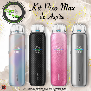 Kit Pixo Max d&rsquo;Aspire 2600mAh