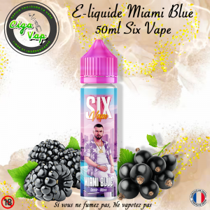 E-liquide Miami Blue 50ml Six Vape
