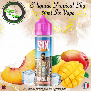 E-liquide Tropical Sky 50ml Six Vape