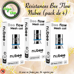 Résistances Bee Flow (x4) – Nubee