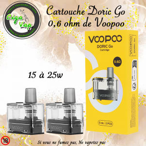 Cartouches Doric Go de Voopoo (X2)