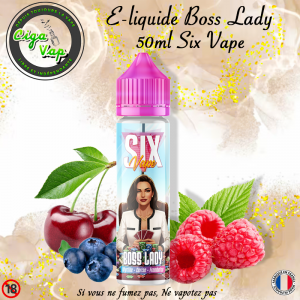 E-liquide Boss Lady 50ml Six Vape