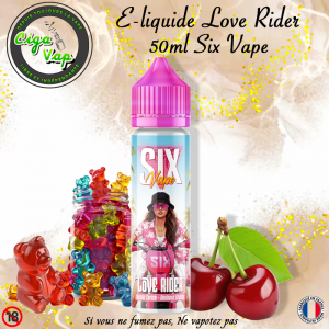 E-liquide Love Rider 50ml Six Vape
