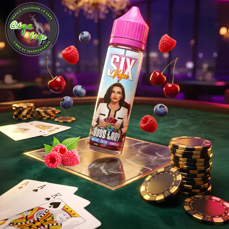e-liquide Boss Lady. Marque vendue par Ciga'Vap