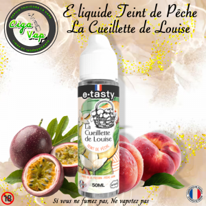 E-liquide Teint de Pêche 50ml La Cueillette de Louise