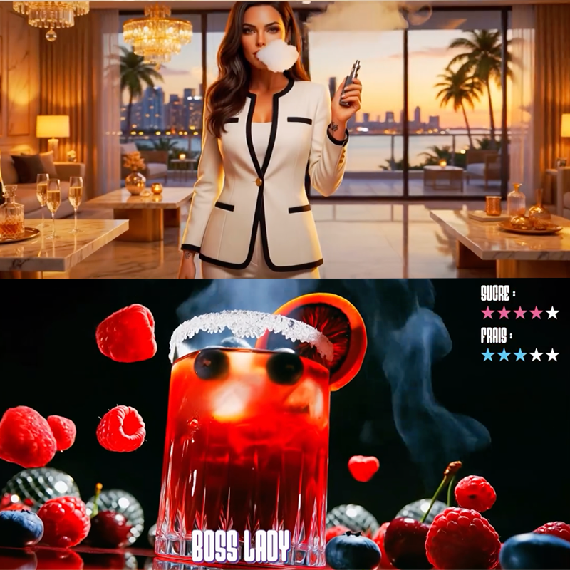 e-liquide Boss Lady. Marque vendue par Ciga'Vap