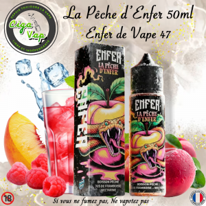 E-liquide La Pêche d’Enfer Vape47 50ml