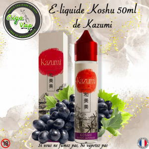 E-liquide Koshu 50ml Raisin Japonais de Kazumi