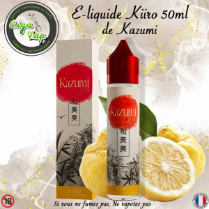 E-liquide Kiiro Yuzu Japonais 50 ml de Kazumi