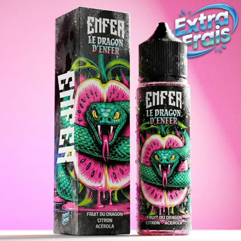 E-liquide le dragon d'enfer 50ml Vape47. Marque vendue par Ciga'Vap