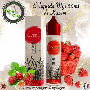 E-liquide Miji 50ml Fraise Japonnaise de Kazumi