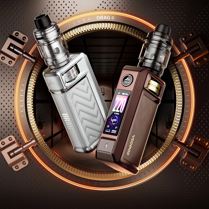 Kit Drag 6 de Voopoo. Marque vendue par Ciga'Vap.