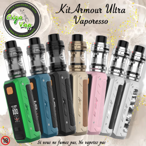 Kit Armour Ultra Vaporesso — Box 100W 5500 mAh