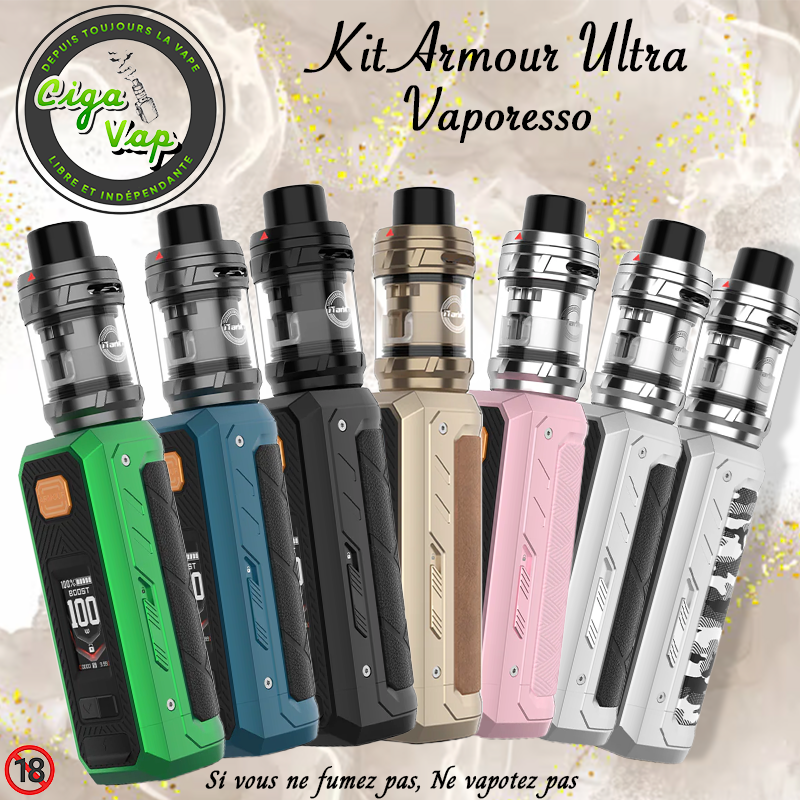 Kit Armour Ultra Vaporesso — Box 100W 5500 mAh