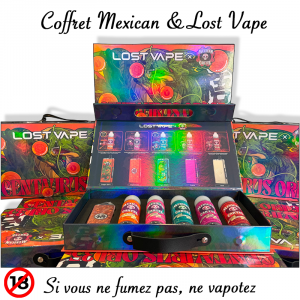 coffret mexican cartel. Marque vendue par Ciga Vap