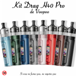 Kit Drag H40 Pro Voopoo – autonomie, puissance et élégance view 9